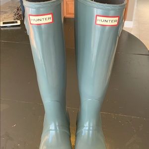 Hunter tall original nebula boots
